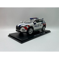 IXO 1/18 Hyundai Hyundai SPF Next Police Car Alloy Car Model, Defect Treatment, Offset Printing, Scr