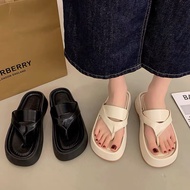 [Hoàn Tiền 15%]Dép nữ quai ngang xỏ ngón Dép kẹp đế xuồng 2 màu siêu hot - Lấy tăng lên 1 size vì fo