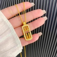Emas loket 916 Small Abacus/ Chinese Style Abacus Pendant gold 916