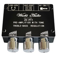 【WDA】-Bluetooth 5.0 Decoder Board Dual Channel Stereo Low Noise High and Low Tone Pre-Module Amplifier Board -PT1
