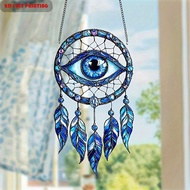 Evil Eye Dream Catcher] 1pc Fantasy Acrylic Evil Eye Dream Catcher Suncatcher -Indoor Wall Hanging D