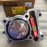 Block Full set fz150/lc135 57mm Dome piston+Rik ring Tobaki