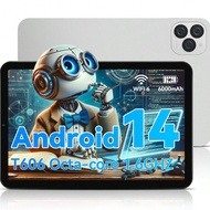 แท็บเล็ต Android 14 หน้าจอ 10.1 นิ้ว, RAM 4GB + ROM 128GB / RAM 8GB + ROM 256GB, โปรเซสเซอร์ T606 Oc