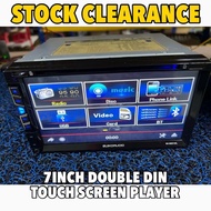 Suiko Audio Touch Screen Car Multimedia 2 Double Din CD DVD Radio FM USB Player Kereta Accessories