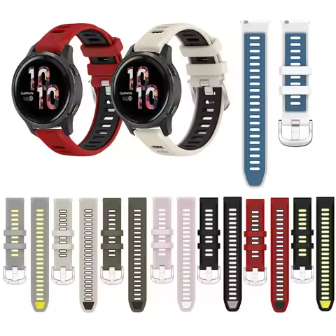 Silicone Strap For Garmin Venu3 Venu2 Venu3s /Vivoactive 3 4 5 3S 4S 40mm 45mm /vivomove3 3s HR/Venu