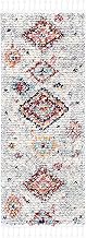 Safavieh Morocco Collection MRC954A Moroccan Boho Tribal Area Rug, 2' x 5', Ivory / Multi