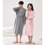 MiiOW | Pure Cotton Pajamas Cat Person Couples Long Sleeve Womens Style Home Clothes Bath Robe For M