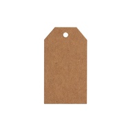Tag Label Type 2.8 X5cm No Dotted Line Cowhide Printing Black Card Tax Included