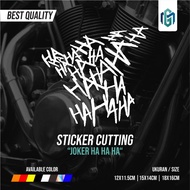 Sticker Cutting Joker Ha ha ha | Viral Motorcycle and Car Sticker Variations