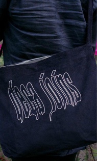 deca joins 燈芯絨 tote bag 九成新