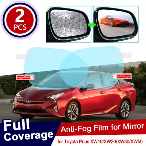 for Toyota Prius XW10 XW20 XW30 XW50 XW 10 20 30 50 1997~2020 Anti Fog Film Rearview Mirror Rainproo