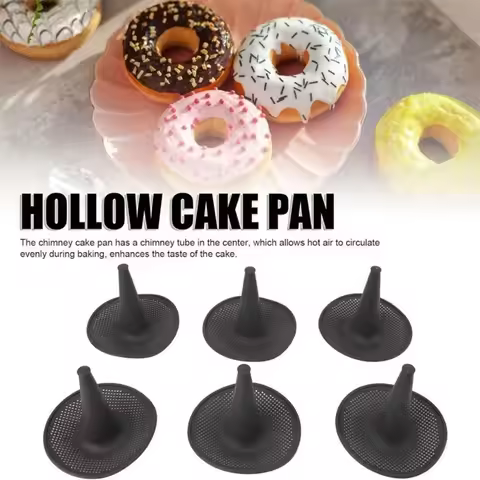 3/4/6Pcs New Conical Shape Donut Mold Silicone Practical Bread Mold for Baking Home Portable Bagel P