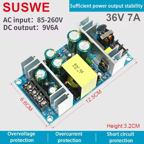 Factory Sales AC-DC 220V To 19V 24V 36V 48V Power supply board Low Ripple Switching Power Supply Ind
