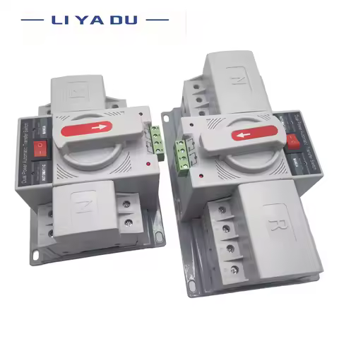 2P 4P 63A -32A MCB type automatic ats dual power transfer switch Transfer Switch 4P Power Transfer S