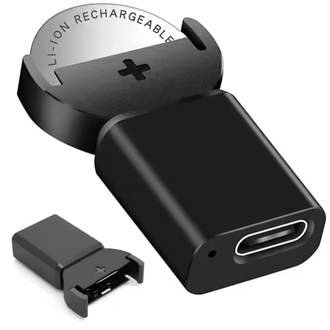 USB Type C Plug Lithium Battery Adapter For LIR2032 LIR2025 LIR1632 ML2032 ML2025 CR2032 Coin Button