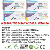 หมึกพิมพ์ HP W2040A/ W2041A/ W2042A/ W2043A (สีดำ/ สีฟ้า/ สีเหลือง/ สีแดง) 416A Premium