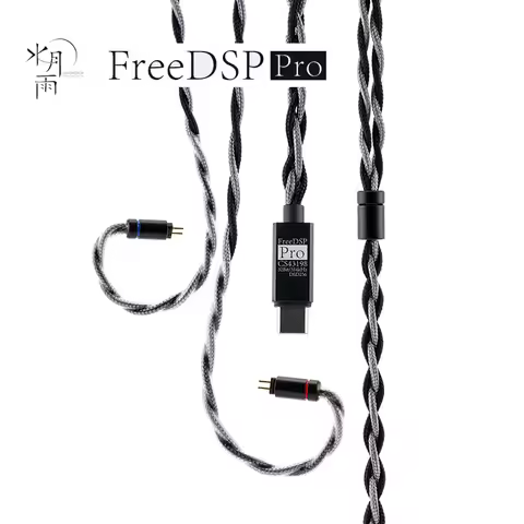 MOONDROP FreeDsp Pro USB-C Earphone Upgrade Cable CS43198 0.78mm 2pin Miniature DAC&AMP DSP Upgrade 