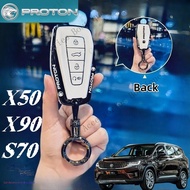 Penutup Kunci Proton 3/4 Buttons TPU Samrt Proton Car Key Cover for X50/X70/X90/S70/e.MAS7 Keychain