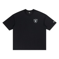 New Era เสื้อยืดแขนสั้นรุ่น Las Vegas Raiders Cnb Logo Black Oversized Short