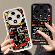 Case for VIVO IQOO Z9 T4 Y01A 13 NEO 10 Y300 Z9X Z10 Turbo Pro Plus 5G Q-41 Fashion Rock