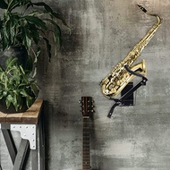 TECHCHIP-Alto Saxophone Stand Tenor Sax Hanger Saxophone Wall Mount Holder Wall Rack Saxophones Hold