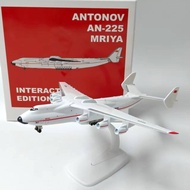 1: 400 Russia Antonov AN225 Ann 225 Transport Aircraft 20cm Alloy Simulation Aircraft Model with Whe