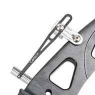 Archery Recurve Bow Clicker Carbon Fiber AL6061 CNC Multi-angle Adjustment Clicker Signal