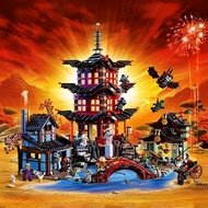 【Ready Stock】兼容乐高Compatible  Building Blocks Phantom Ninja Kuji Temple Village 70751 Oriental Ancien