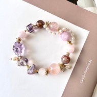 紫晶九尾狐設計 仙女超七 紫鋰輝 紫鈦晶 智慧人緣財富能量