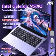laptop baru 2023 murah Laptop N5095 Baru 15.6 inch laptop kantor Ram 12G+512GB SSD Windows 11+bouns