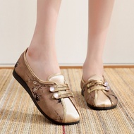 Old Beijing Cloth Shoes Ladies Mother Shoes Old Beijing Cloth Shoes Embroidered Shoes Flat Ethnic St