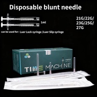 COD 5pcs Disposable Blunt needle 21G 22G 23G 25G 27G Can be used for 1ml  Luer Lock /Luer Slip syrin