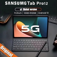 New Tablet Pro 12 asli Galaxy Tab 12.1 Inci 5G Tablet Android Pad 16/512GB Cuci Gudang Promo trade T