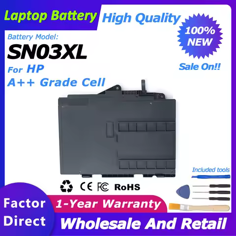 SN03XL 44Wh YXKC ST03XL Laptop Battery for HP EliteBook 820 G3 820 series G4 725 G3 725 G4 series ba