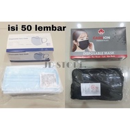 HITAM 3ply MASK Seamless MASK anti virus DISPOSABLE MASK Blue MASK black MASK black MASK