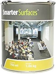 Smarter Surfaces White Short Throw Projector Screen Paint 4.5m² | Projectable Wall Paint Standard 4K