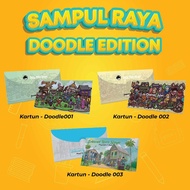 SAMPUL RAYA DOODLE EDITION 2025 | 10PCS | READY STOCK