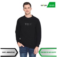Men's Plain Fleece Crewneck Sweater T123C Logo HD