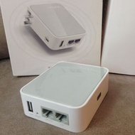 TP-LINK WiFi Wireless Router with USB Charger USED 迷你型無線路由器