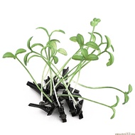sweetyvi12 Bangs Hair Barrette Grass Hair Clip Ponytail Decor Bean Sprout Duckbill Clip
