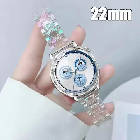 Clear Watchband For Huawei Watch GT 5 Pro GT5 GT4 GT3/3p GT2/e/p 46mm Watch Strap Correa For huawei 