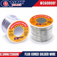 ASAHI SOLDER WC60B08F 0.8mm 250 gram Solder Lead Solder Wire Timah