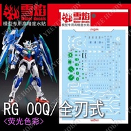 XUEYAN XY MODEL DECAL - RG-20 - Fluorescent WATER DECAL FOR MODEL 1/144 RG GNT-0000 00 QANT FULL SAB