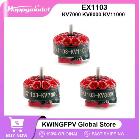 Happymodel 1103 KV11000 1-2S Motor EX1103S 7000KV 8000KV 2-3S Brushless Motor For 2-2.5inch FPV Dron