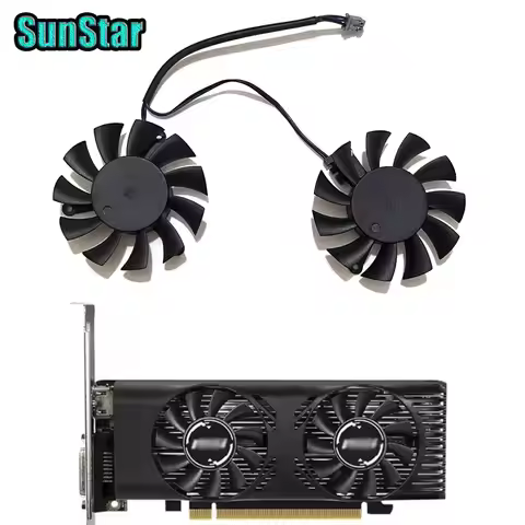 NEW 1EST HA5510H12F-Z 2PIN DC 12V 0.30A Video Card Cooling Fan,For MSI GeForce GTX 1650 4GB LP OC Gr