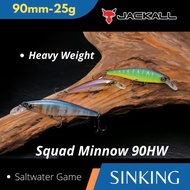 JACKALL Squad Minnow 90HW-25g