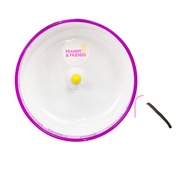 Franny and Friends Hamster Wheel Silent Running 17.5cm/21cm w/ Bracket Hedgehog Exercise