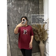 WOMEN'S TOP T-SHIRT 1509-MF SHORT SLEEVES BABYTERRY MATERIAL LD 114 CM FIT TO XL-3L