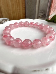 心忱-10.5-10.9mm櫻花雨薔薇輝石手串