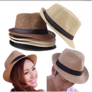 Men's Fedora Cowboy Hat L NV685 Fedora Classic Wool Blend
